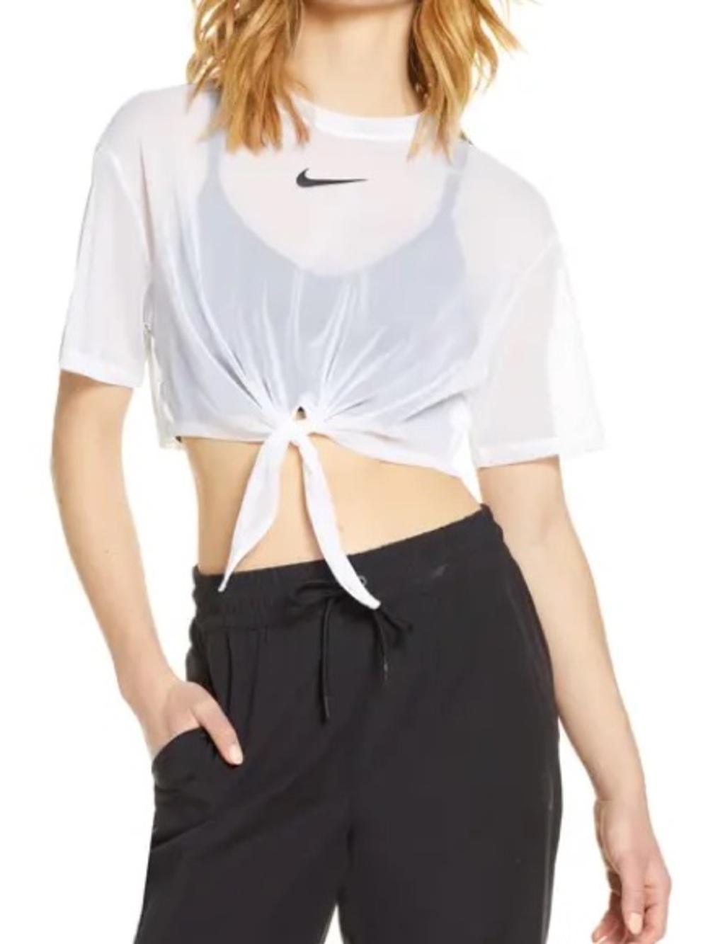 Plus Size Nike Indio Mesh Top